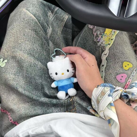 Sanrio Characters Mascot Holder - Dear Daniel Cartoon Plush Keychain - Picture 6 of 6